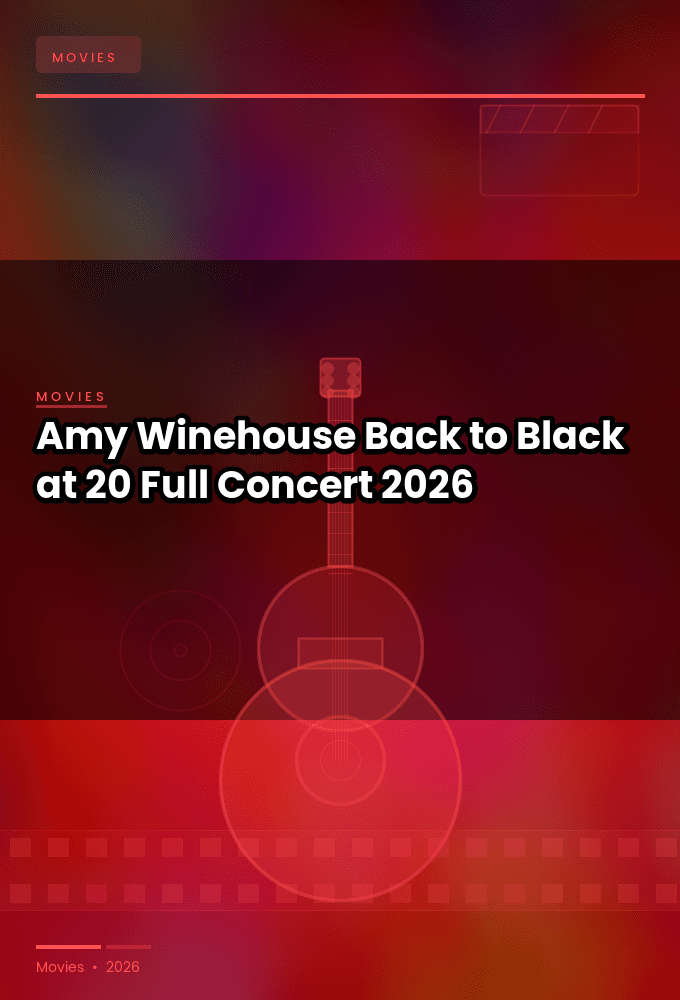 Amy Winehouse Back to Black at 20 Full Concert 2026 720p WEB H 264-JFF