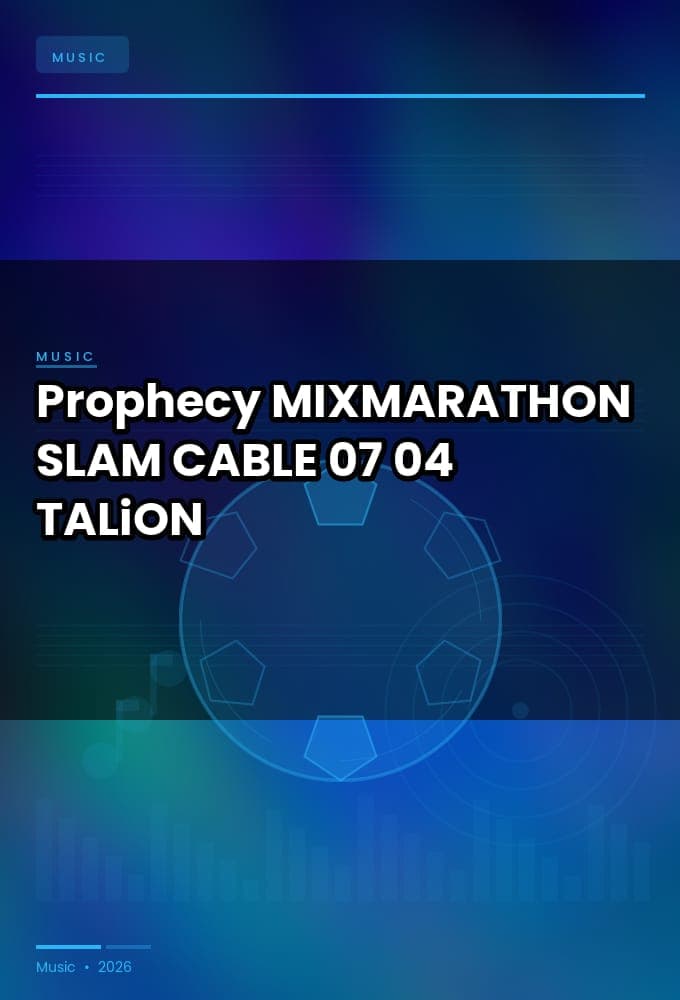 Prophecy_-_MIXMARATHON_SLAM_-CABLE-07-04-2026-TALiON