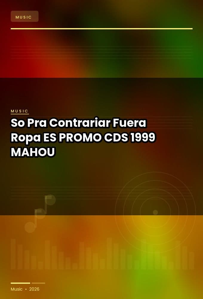 So_Pra_Contrariar-Fuera_Ropa-ES-PROMO-CDS-FLAC-1999-MAHOU