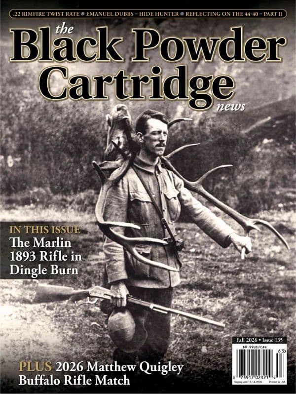 The Black Powder Cartridge News - Fall 2026