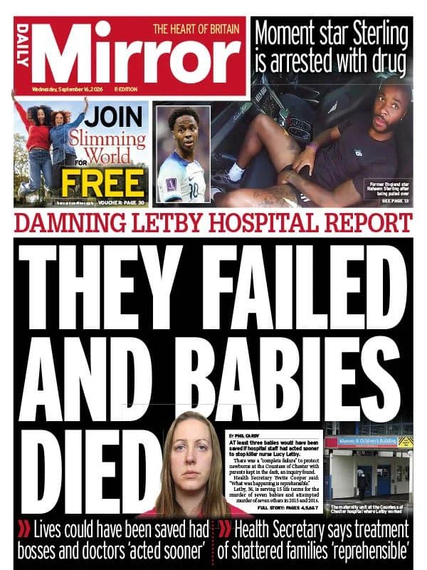 Daily Mirror Notebook - 16 September 2026