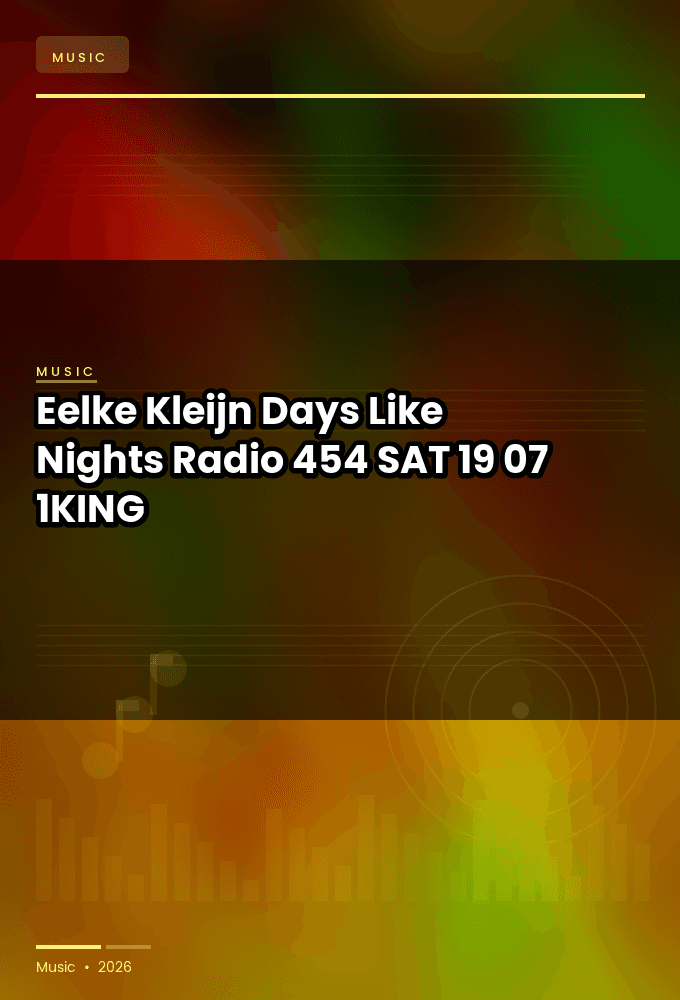 Eelke_Kleijn-Days_Like_Nights_Radio_454-SAT-19-07-2026-1KING