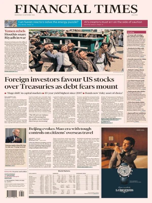 Financial Times USA - 16 September 2026