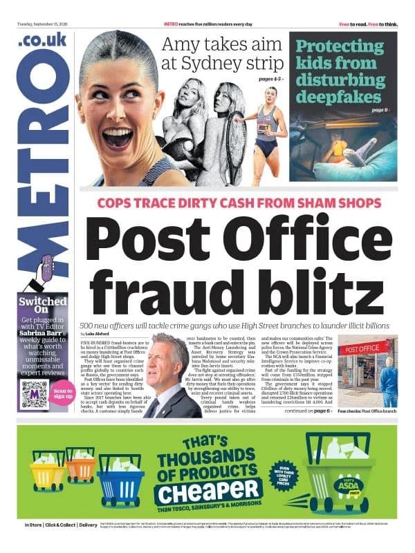 Metro UK - 15 September 2026