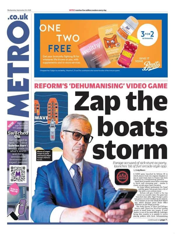 Metro UK - 16 September 2026