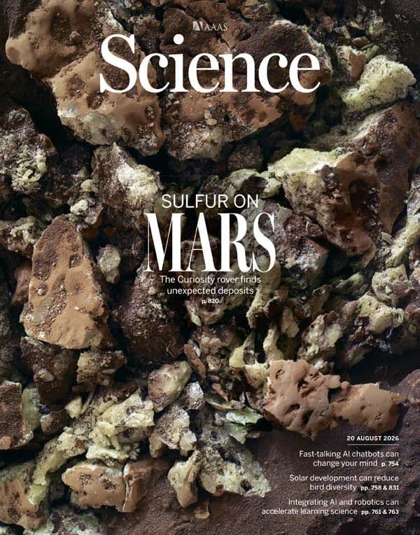 Science - 20 August 2026