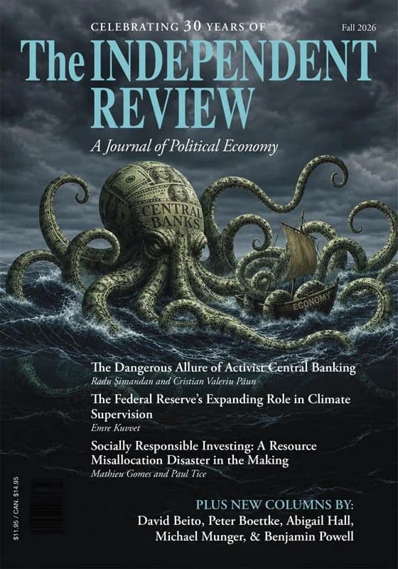 The Independent Review - Fall 2026