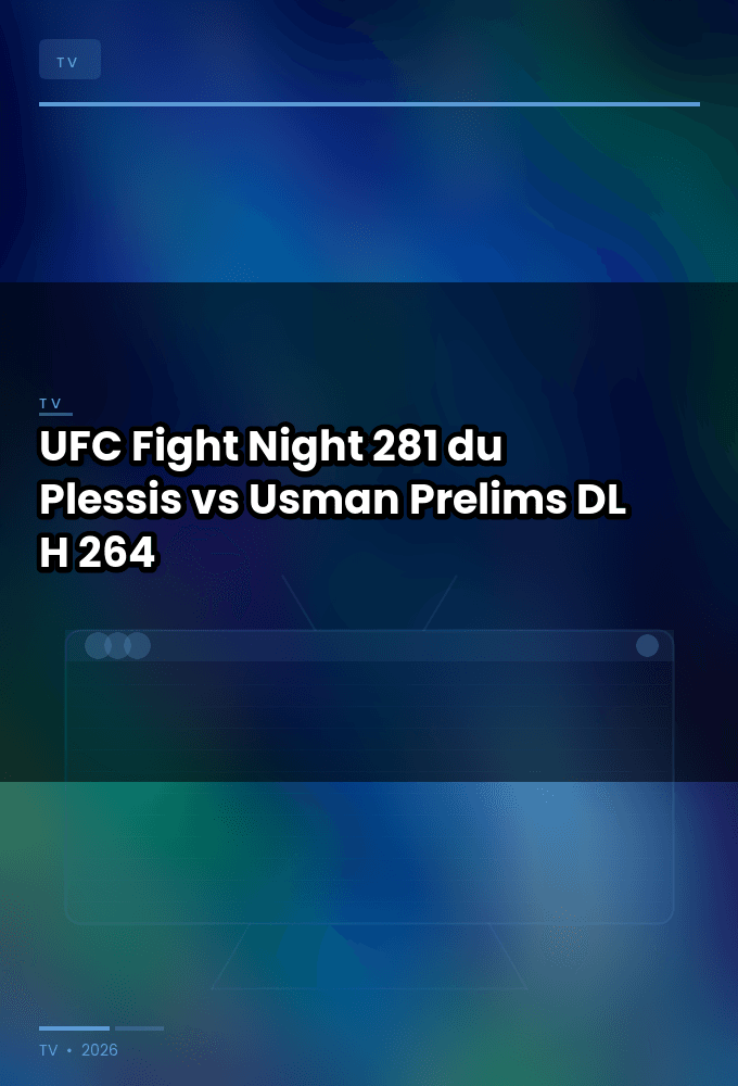 UFC Fight Night 281 du Plessis vs Usman Prelims WEB-DL H 264-FBB
